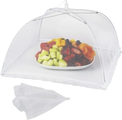 Moustiquaire pour aliments avec protection contre les insectes 34 cm