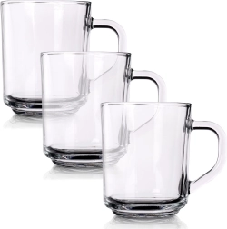 Verres pour café et thé 230 ml, lot de 3 pièces