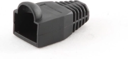 Capuchon de protection pour connecteur RJ45, 100 pcs, noir