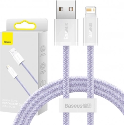 Câble USB Lightning Baseus Dynamic 2 2,4 A 1 m violet