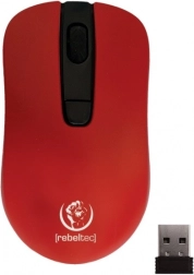 Souris optique sans fil Rebeltec Star rouge