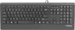 Clavier Natec Barracuda Slim noir USB