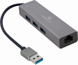 Adaptateur USB-AM vers LAN GbE Hub 3xUSB 3.0