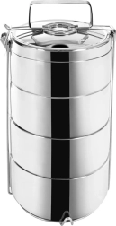 Thermos alimentaire en acier inoxydable à 4 étages 4×900 ml