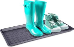 Tapis à chaussures gris Vilde 70 × 35 cm