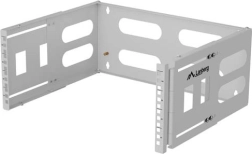 Support mural rack 19" 4U 497 × 400/240 gris