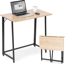 Bureau pliant 80 × 45 cm style loft MODERNHOME
