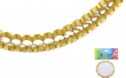 Guirlande en papier doré 3,6 m