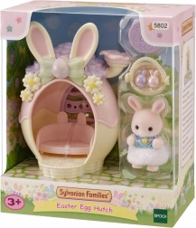 Sylvanian Families Lapin de Pâques – maisonnette de printemps avec bébé