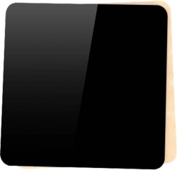 plaque photographique de table 30 cm noire