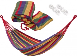 Hamac de jardin en tissu avec housse, capacité 120 kg