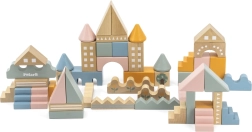 Jeu de construction en bois ville 50 pcs PolarB