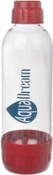 Bouteille pour machine à soda rouge AQUADREAM 1,1 l