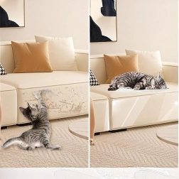 Film protecteur transparent anti-rayures pour meubles et portes 45 × 15 cm, lot de 5