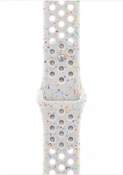 Bracelet sport Nike couleur platine pure pour boîtier 46 mm - taille S/M