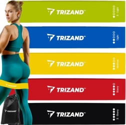 Ensemble d'élastiques d'exercice - 5 pcs Trizand