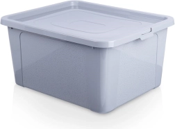 Boîte de rangement en plastique avec couvercle 20 l – Vilde