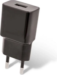 Chargeur secteur Maxlife avec USB 2,1 A et câble micro USB noir