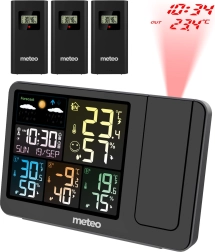 Station météo avec DCF et projecteur laser