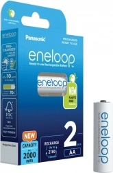 Piles rechargeables AA ENELOOP 2000 mAh, 2 pcs