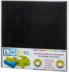 L-W Toys plaque de base 32×32 noire
