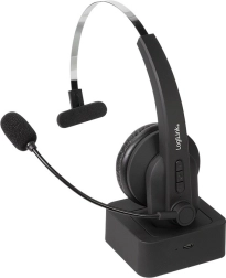 Casque Bluetooth avec microphone et station de charge