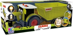 Tracteur Claas avec remorque