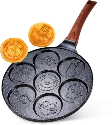 Poêle en granit pour œufs 7 moules BLACK & WOOD 26 cm