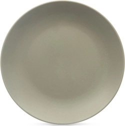 Assiette plate en céramique 27 cm – vert olive