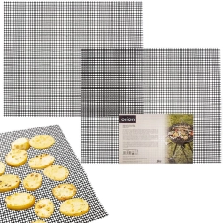 Tapis de grillage en téflon 40 × 33 cm, lot de 2