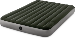 Matelas gonflable double 203 × 152 cm avec pompe à pied intégrée INTEX