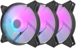 Ensemble de ventilateurs d’ordinateur avec éclairage RGB