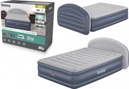 matelas gonflable BESTWAY Tritech LoungeLux 152 × 229 × 84 cm avec tête de lit intégrée et pompe électrique