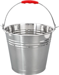 Seau alimentaire en acier inoxydable 14 l