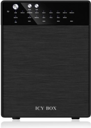 Système RAID externe 4×3,5" ICY BOX pour HDD, USB 3.0 et eSATA