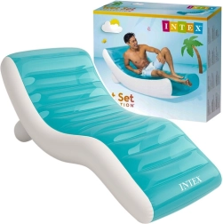 Matelas gonflable de piscine INTEX 191 × 99 cm, turquoise