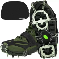 Crampons antidérapants TRIZAND avec pointes pour chaussures taille M (35-39)