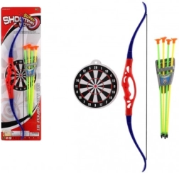 Ensemble en plastique pour enfants avec arc et flèches TEDDIES