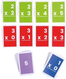 Bigjigs Toys cartes de multiplication 1–6