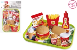 Ensemble de jeu Fast Food avec plateau pour enfants