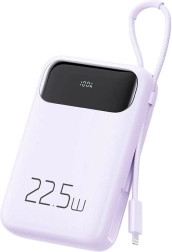 Batterie externe Mcdodo 10 000 mAh avec câble Lightning, 22,5 W (violet)