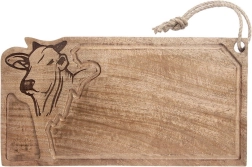 Planche à découper et à servir en bois de manguier 45 × 22 cm