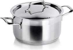 Casserole en acier inoxydable avec couvercle Anett 16 cm, 1,9 l