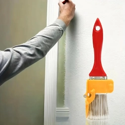 Support précis pour pinceau de peintre avec guide de bord + pinceau
