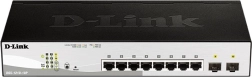 Commutateur DGS-1210-10P avec 8GE PoE et 2SFP
