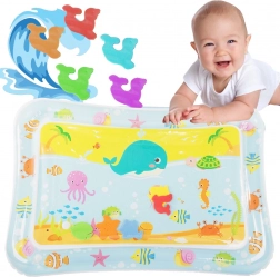 Tapis d'eau sensoriel gonflable pour bébés