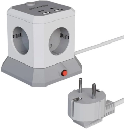 Rallonge BlitzWolf avec ports USB et prises AC