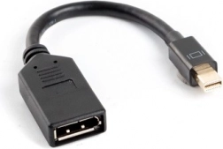 Adaptateur Mini DisplayPort vers DisplayPort avec câble 10 cm noir