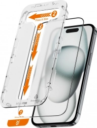 EasyShield 2-pack verre trempé pour iPhone 16 / iPhone 15