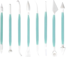 Set de spatules et d’outils de modelage pour gâteaux, 8 pcs